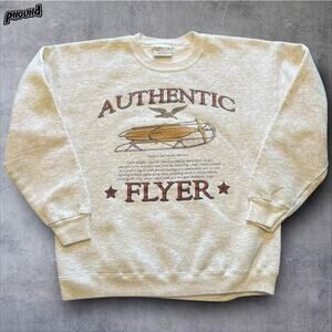 Vintage Players By Van Heusen Sweatshirt Mens XL Authentic Flyer Sled 90s USA